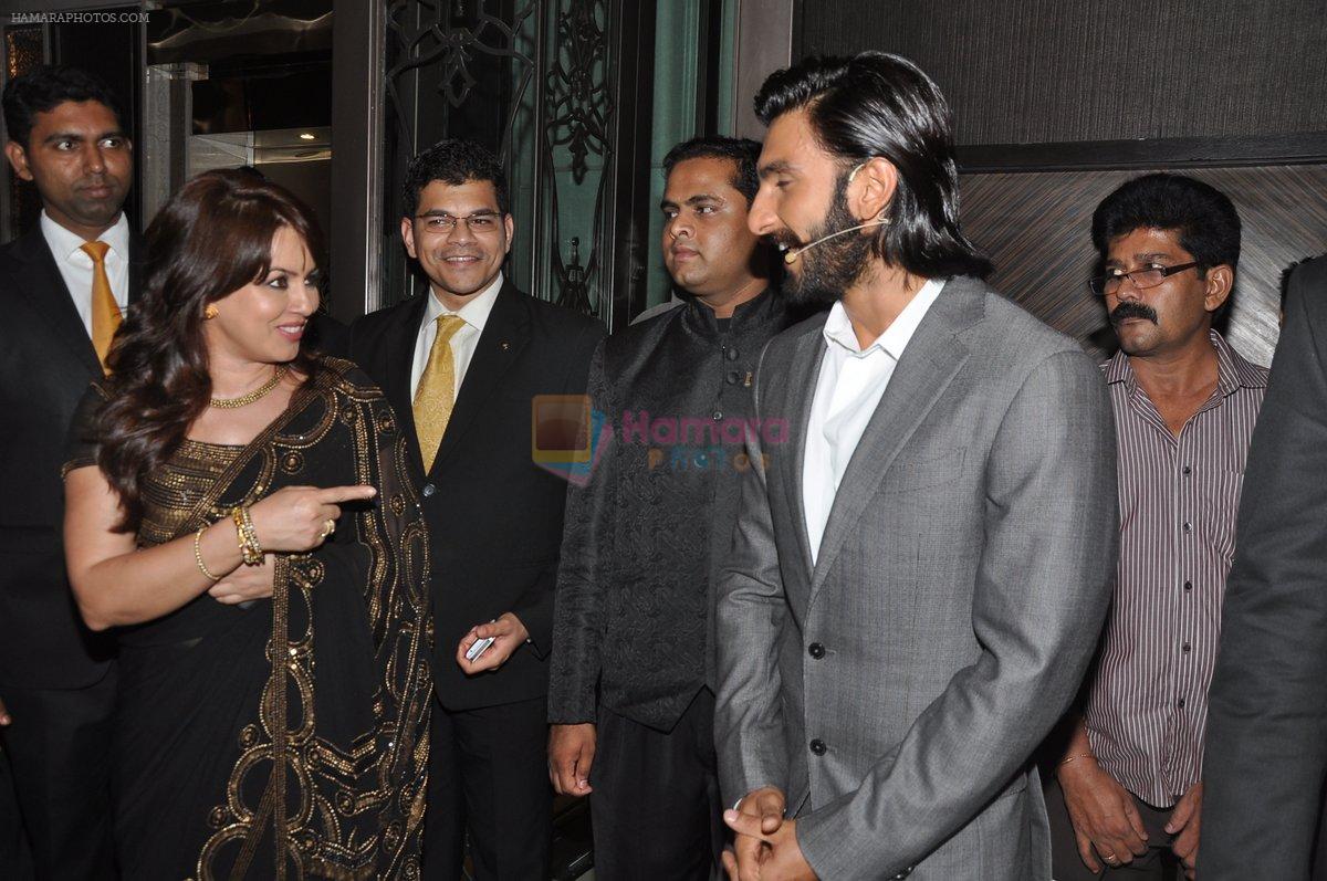 Mahima Chaudhary, Ranveer Singh at Samsung S4 launch by Reliance in Shangrilaa, Mumbai on 27th April 2013
