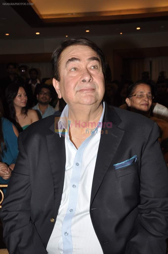 Randhir Kapoor at Aditya Raj Kapoor film Parents mahurat in Raheja Classique on 27th April 2013
