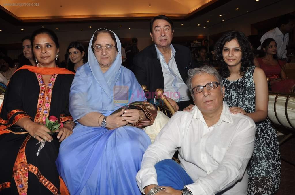 Randhir Kapoor, Aditya Raj Kapoor at Aditya Raj Kapoor film Parents mahurat in Raheja Classique on 27th April 2013