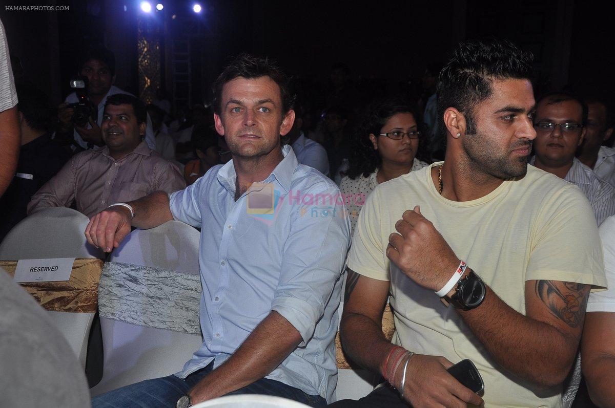 Adam Gilchrist at Samsung S4 launch by Reliance in Shangrilaa, Mumbai on 27th April 2013