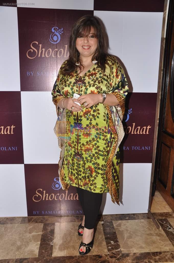 Delnaz at Kushal Punjabi and Shilpa Agnihotri's Maiden company Dream Catcher unveils Samaira Tolani's  SHOCOLAAT on 28th April 2013