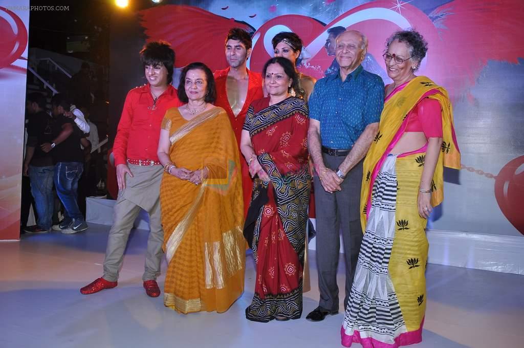 Asha Parekh, Rohit Verma, Sandip Soparrkar, Jesse Randhawa on the event of international dance day in Mumbai on 28th April 2013