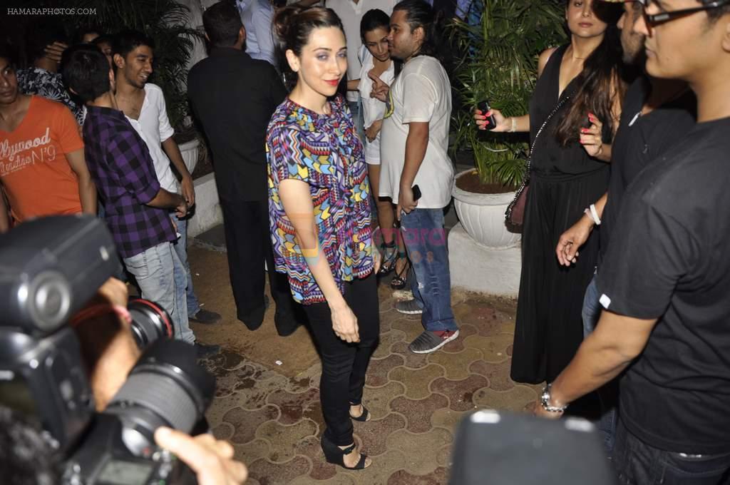 Karisma Kapoor snapped outside Olive in Mumbai on 30th April 2013