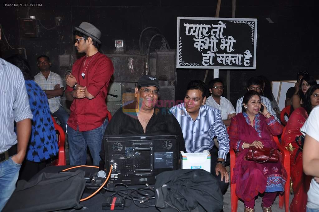 Satish Kaushik at Satish Kaushik's Gangs of Ghost film mahurat in Filmistan, Mumbai on 2nd May 2013