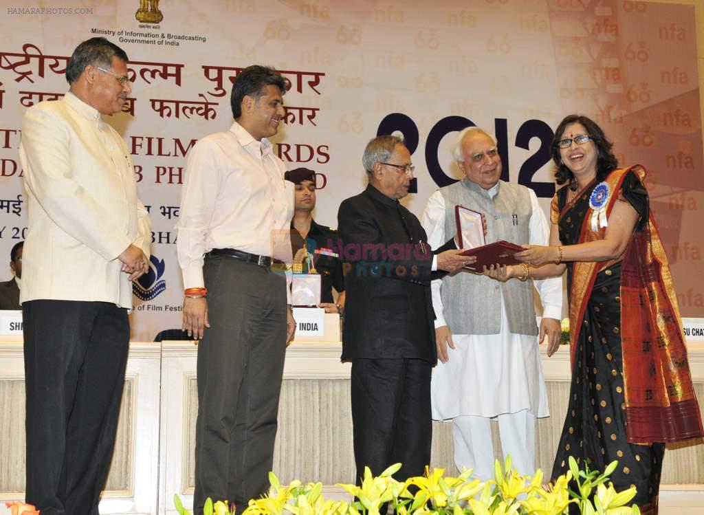 at 60th National Film Awards function in Mumbai on 3rd May 2013