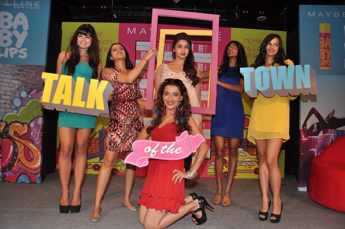 Alia Bhatt unveils Maybelline new collection in Canvas, Mumbai on 2nd May 2013