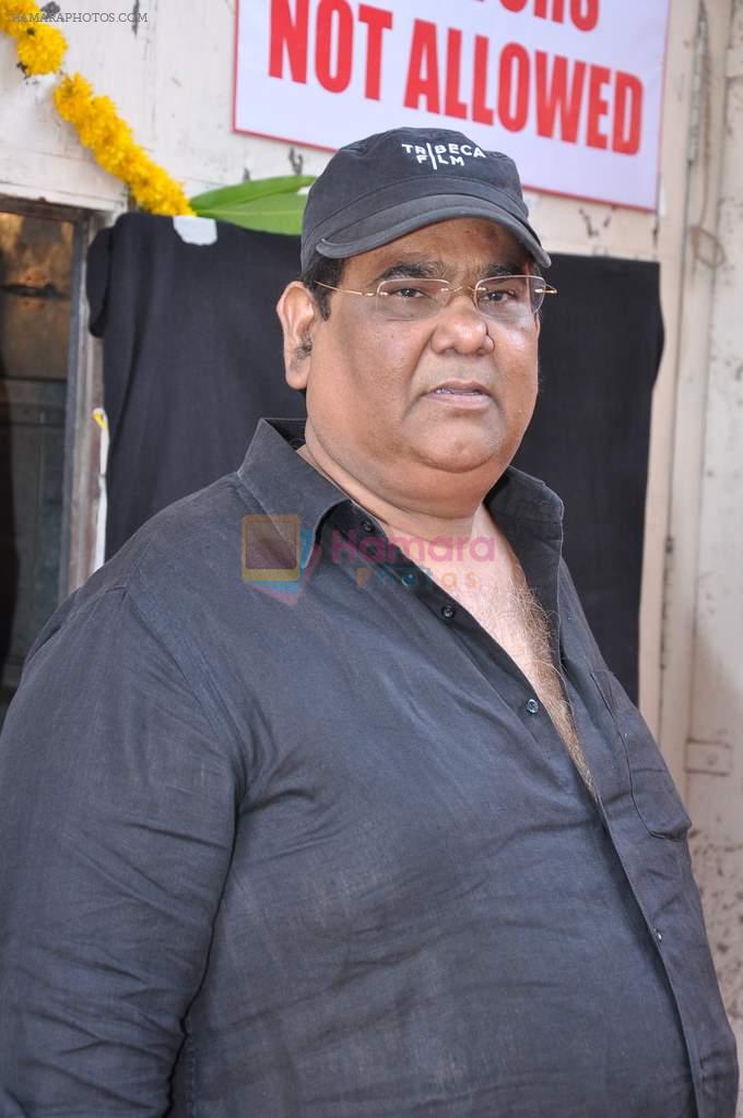 Satish Kaushik at Satish Kaushik's Gangs of Ghost film mahurat in Filmistan, Mumbai on 2nd May 2013