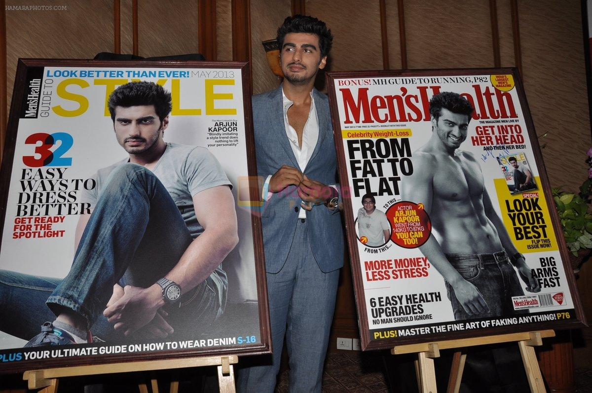 Arjun kapoor unveils Mens health cover issue in Mumbai on 9th May 2013