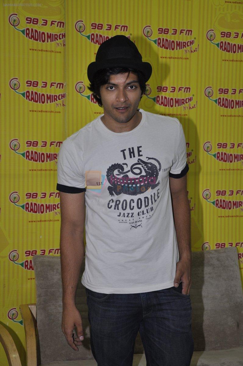 Ali Fazal at the Promotion of Fukrey at 98.3 FM Radio Mirchi in Mumbai on 9th May 2013