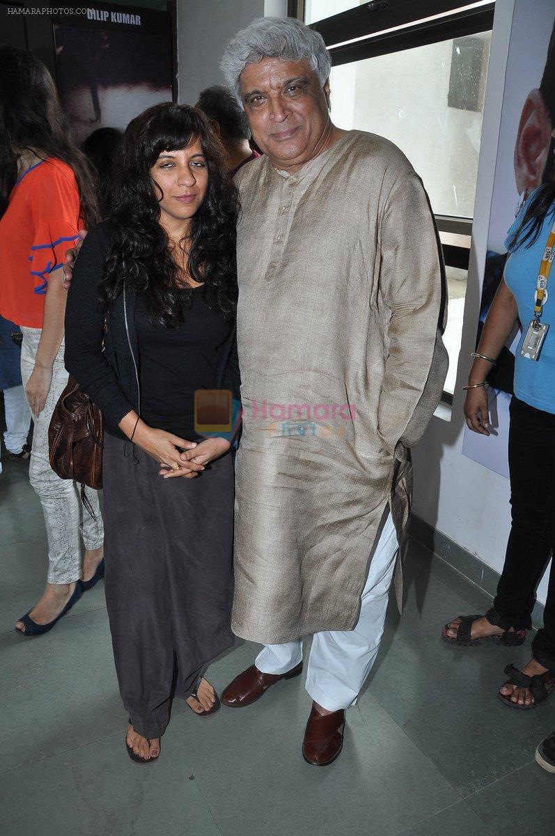 Zoya Akhtar, Javed Akhtar at Whistling woods event in Mumbai on 12th May 2013