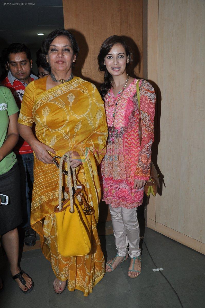 Dia Mirza, Shabana Azmi at Whistling woods event in Mumbai on 12th May 2013