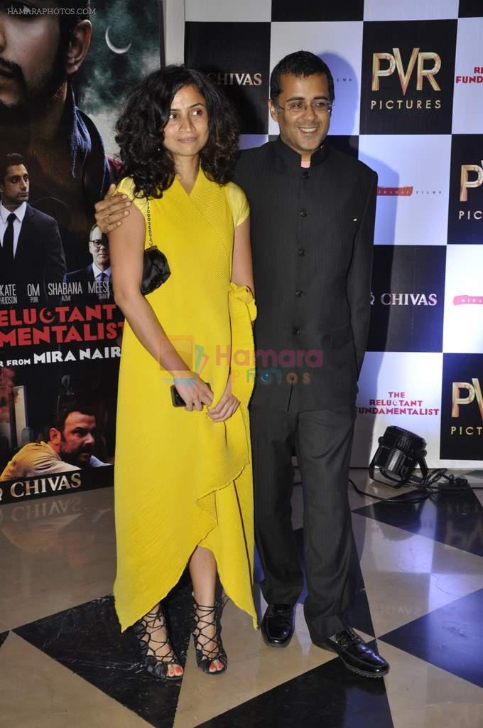 Chetan Bhagat at Mira Nair The Reluctant Fundamentalist premiere in PVR, Mumbai on 15th May 2013
