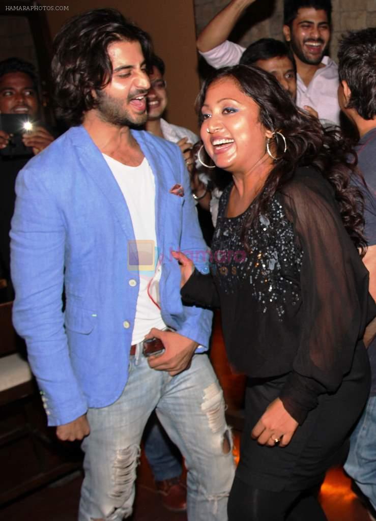 Punit Singh Ratna and host Shabina Khan at Shabina Khan bday bash in Kino, Andheri, Mumbai on 16th May 2013