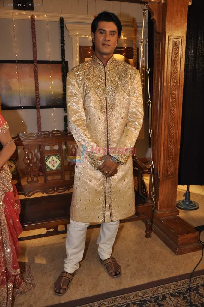 Tabrez Khan at Sahara's Niyati TV serial - Engagement ceremony shoot in Goregaon on 19th May 2013