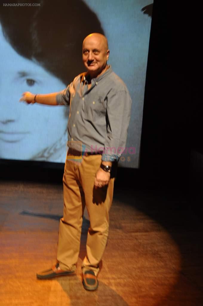 Anupam Kher at Anupam Kher's 300th show of Kucch Bhi Ho Sakta Hai in NCPA, Mumbai on 19th May 2013