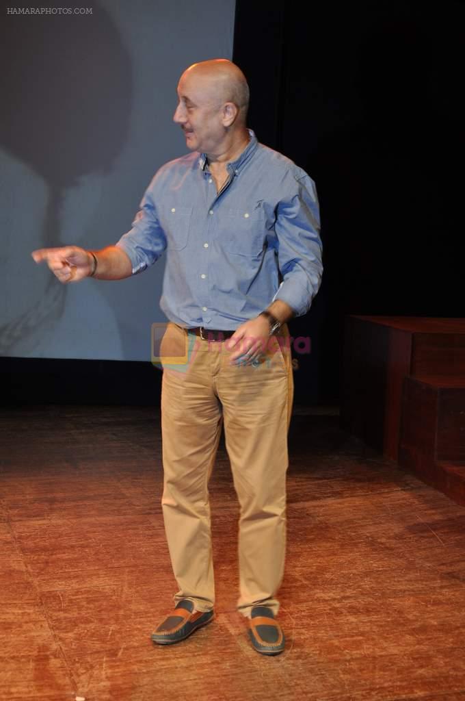 Anupam Kher at Anupam Kher's 300th show of Kucch Bhi Ho Sakta Hai in NCPA, Mumbai on 19th May 2013