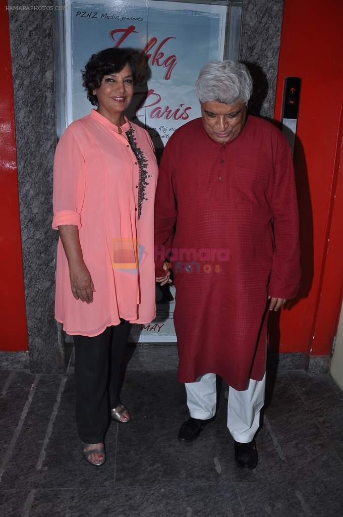 Shabana Azmi, Javed Akhtar at Ishq in Paris premiere in PVR, Mumbai on 23rd May 2013