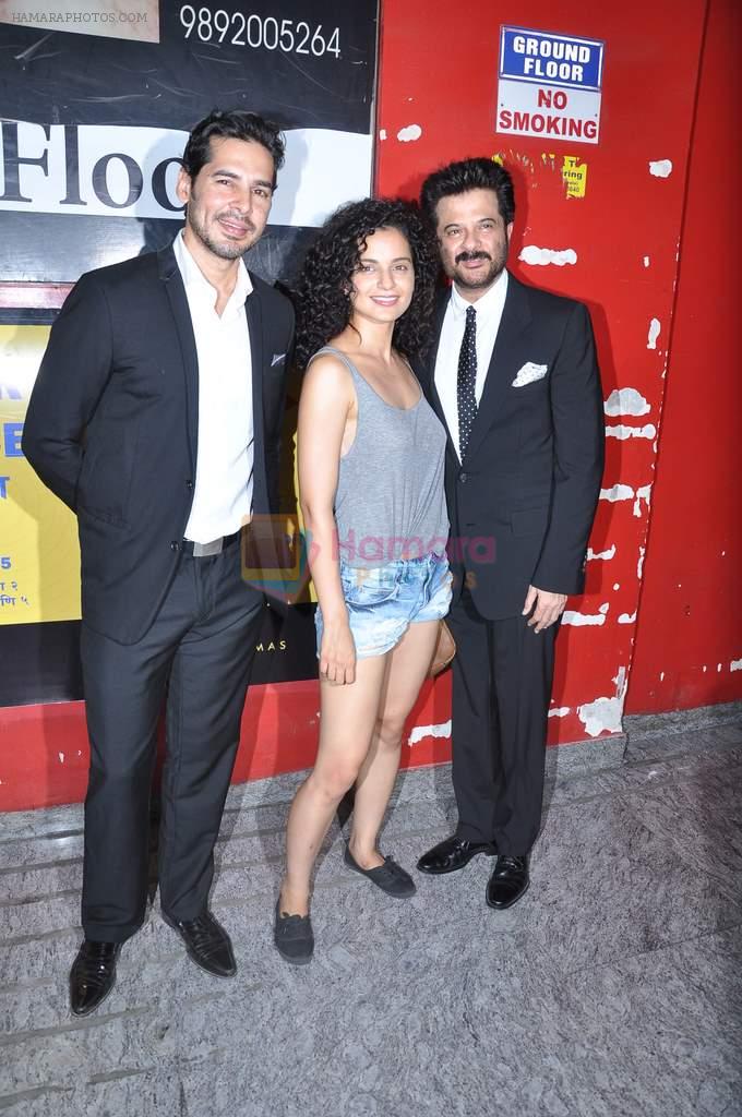 Anil Kapoor, Kangana Ranaut, Dino Morea at Ishq in Paris premiere in PVR, Mumbai on 23rd May 2013