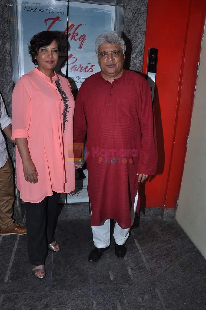 Shabana Azmi, Javed Akhtar at Ishq in Paris premiere in PVR, Mumbai on 23rd May 2013