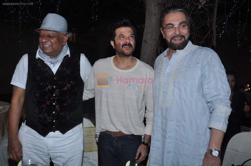 Anil Kapoor, Kabir Bedi at the mahurat of Spice Telecom's Buddha TV series in Filmcity, Mumbai on 25th May 2013
