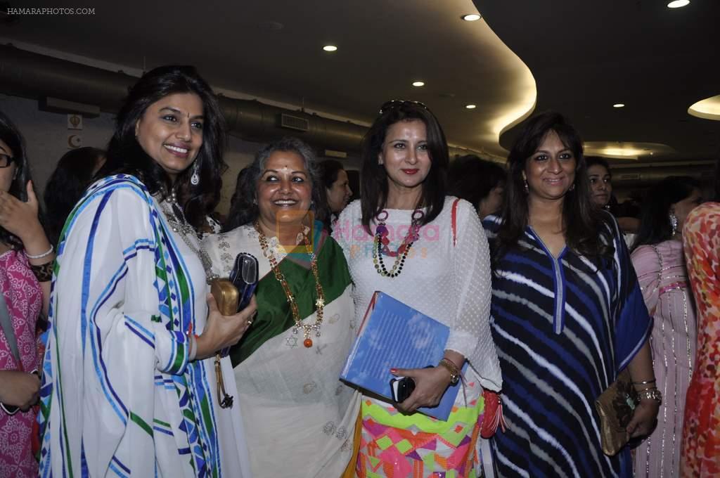 Poonam Dhillon, Sharmilla Khanna at 108 shades of Divinity book launch in Worli, Mumbai on 26th May 2013