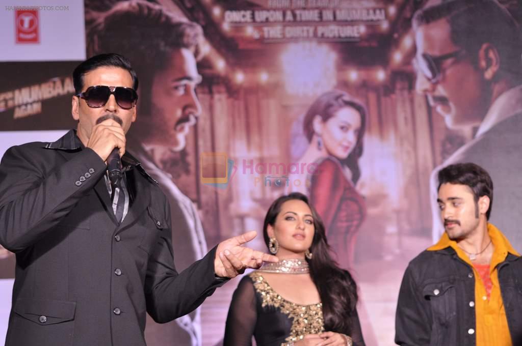 Sonakshi Sinha, Imran Khan,Akshay at the First look & trailer launch of Once Upon A Time In Mumbaai Again in Filmcity, Mumbai on 29th May 20