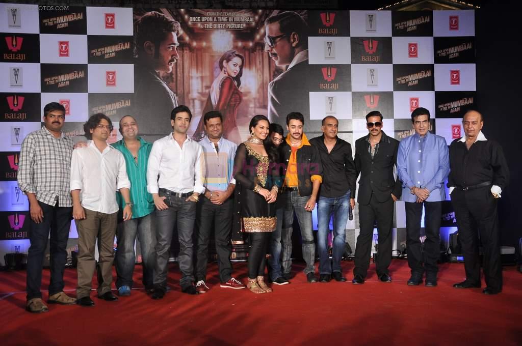 Sonakshi, Imran, Milan, Akshay at the First look & trailer launch of Once Upon A Time In Mumbaai Again in Filmcity, Mumbai on 29th May 2013