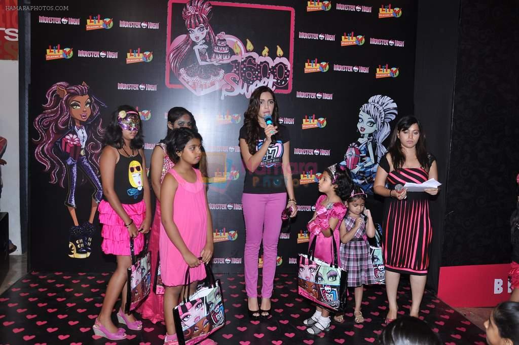 Shazahn Padamsee at Monster High launch with Planet M in Powai, Mumbai on 30th May 2013