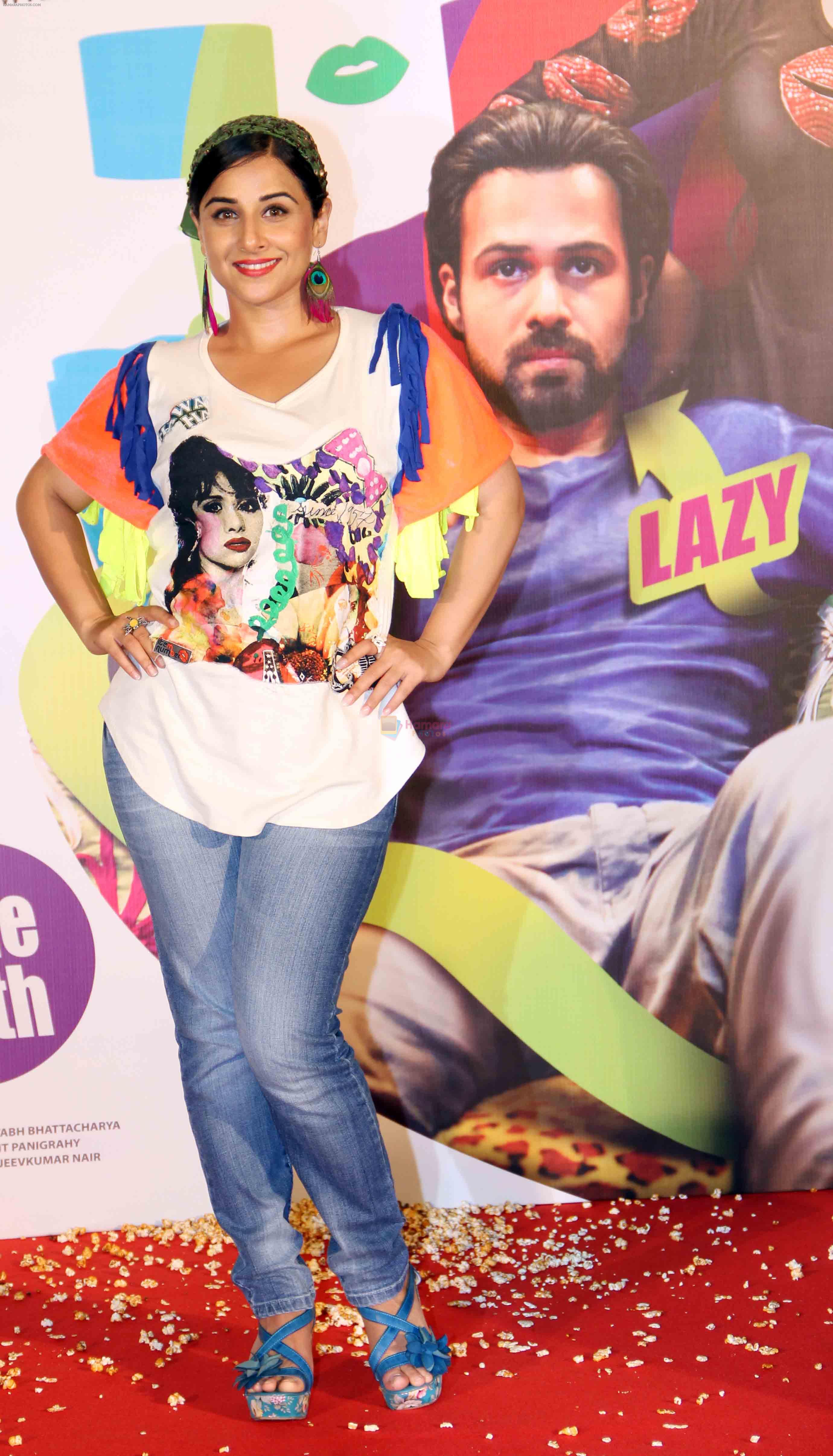 Vidya Balan at the Music Launch of Ghanchakkar song Lazy Lad on 30th May 2013