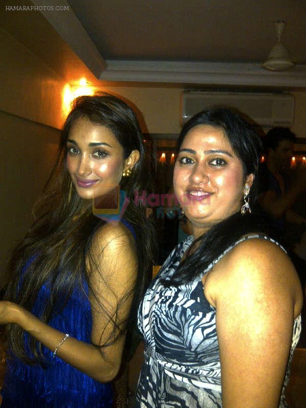 Jiah Khan at her B_day Party in 2012