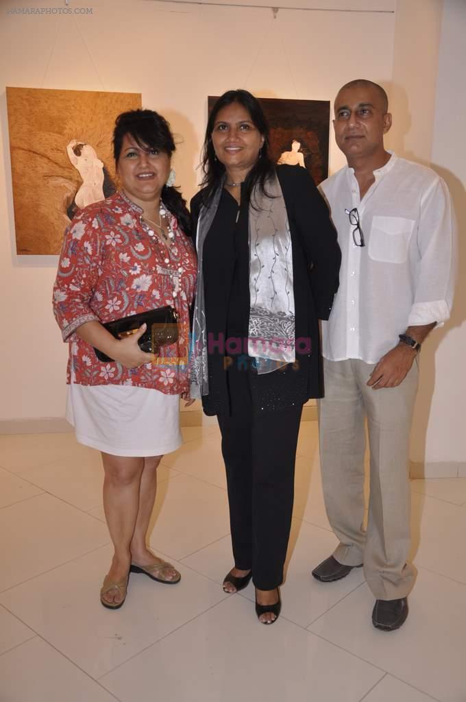 raell padamsee at Sanjay Tahpar's exhibition in Hirji Art Gallery, Mumbai on 5th June 2013