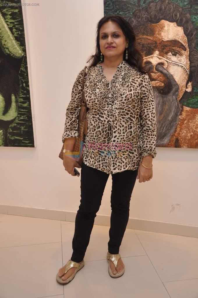 Ananya Banerjee at Sanjay Tahpar's exhibition in Hirji Art Gallery, Mumbai on 5th June 2013