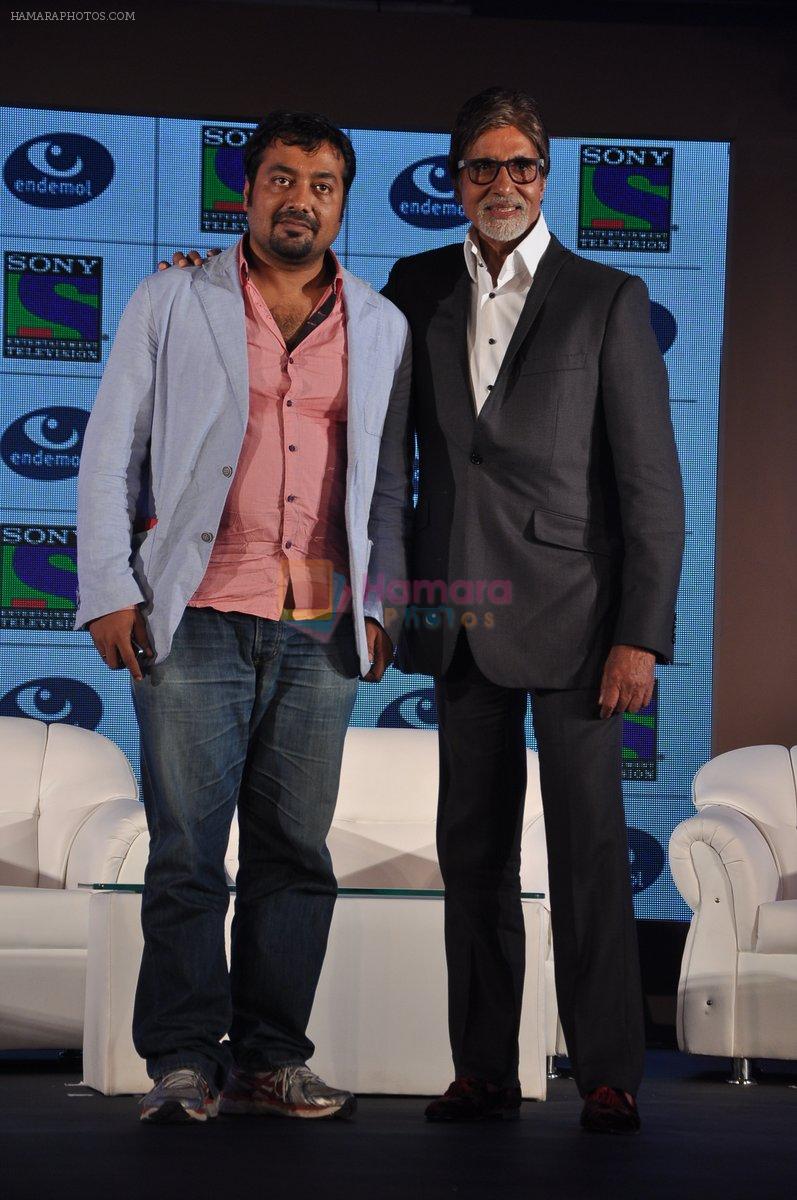 Amitabh Bachchan, Anurag Kashyap at sony tv special series announcement in Juhu, Mumbai on 5th June 2013
