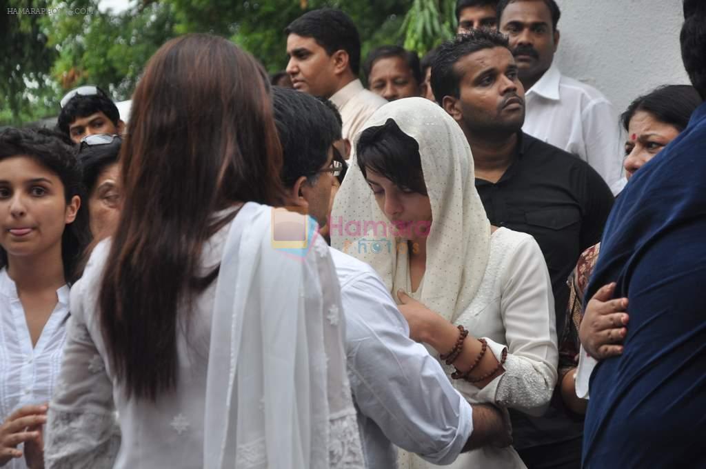 Priyanka Chopra at Priyanka Chopra's dad funeral in Mumbai on 10th June 2013