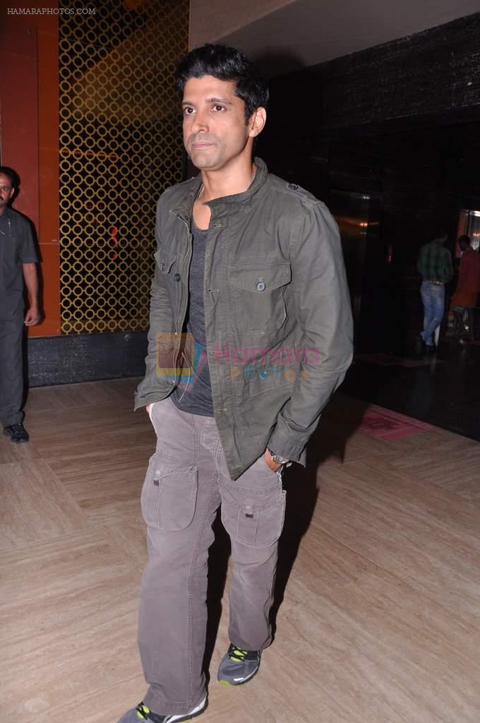 Farhan Akhtar at the Audio release of Bhaag Milkha Bhaag in PVR, Mumbai on 19th June 2013