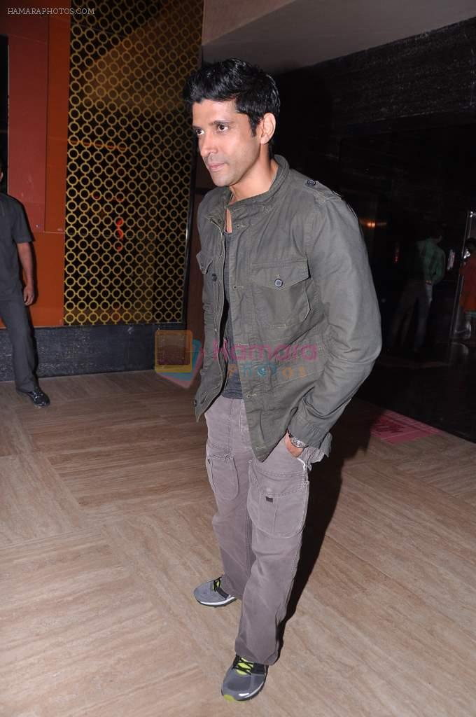 Farhan Akhtar at the Audio release of Bhaag Milkha Bhaag in PVR, Mumbai on 19th June 2013
