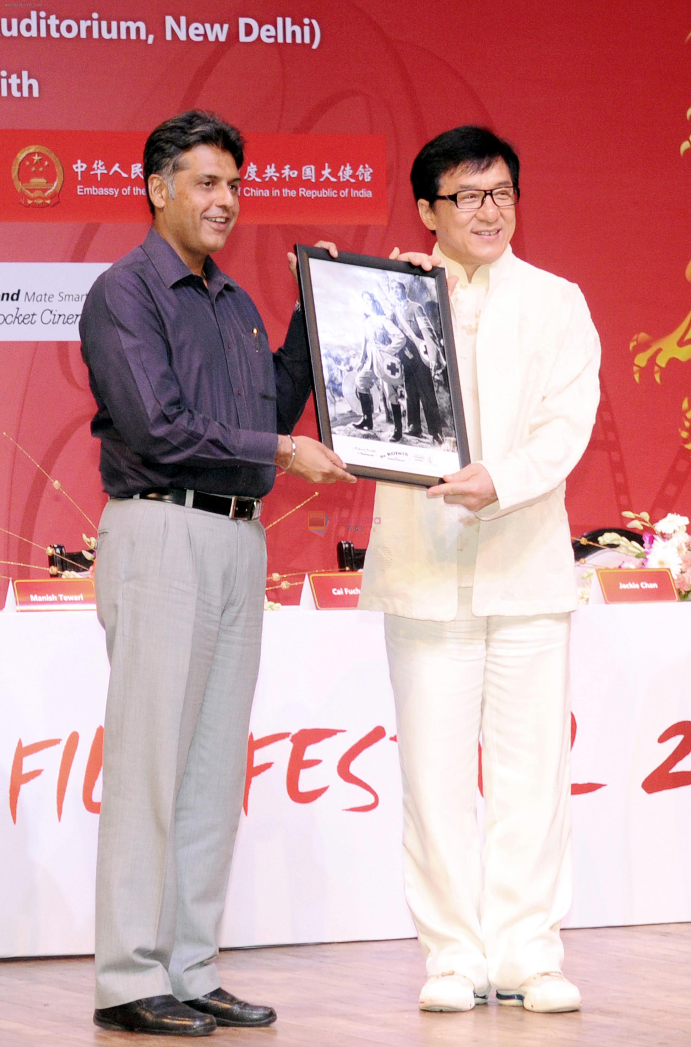 Jackie Chan in India on 18th June 2013
