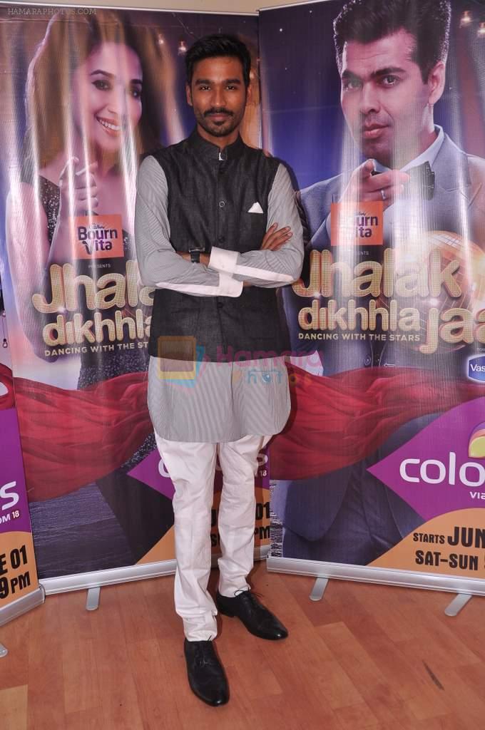 Dhanush on the sets of jhalak dikhla jaa season 6 in Filmistan, Mumbai on 19th June 2013
