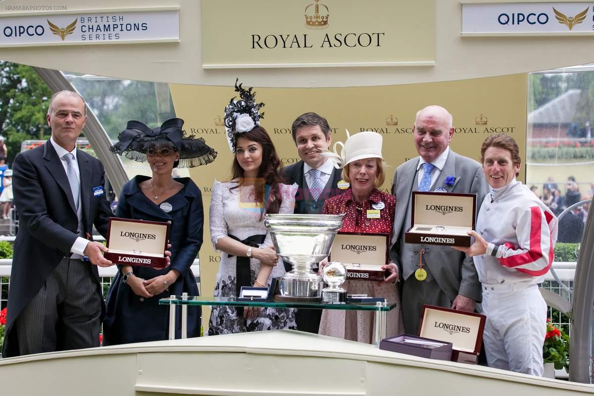Aishwarya Rai Bachchan joins Longines for an elegant day at the races in Ascot, UK on 19th June 2013