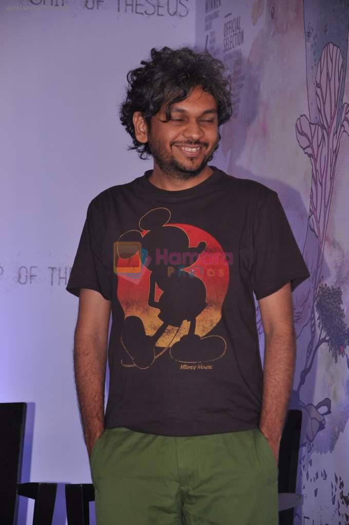 Anand Gandhi at the presss conference of the film Ship of Theseus