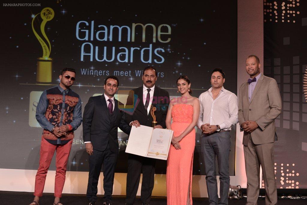 Aditi Rao Hydari, Honey Singh at PowerBrands Glam 2013 awards in Mumbai on 25th June 2013