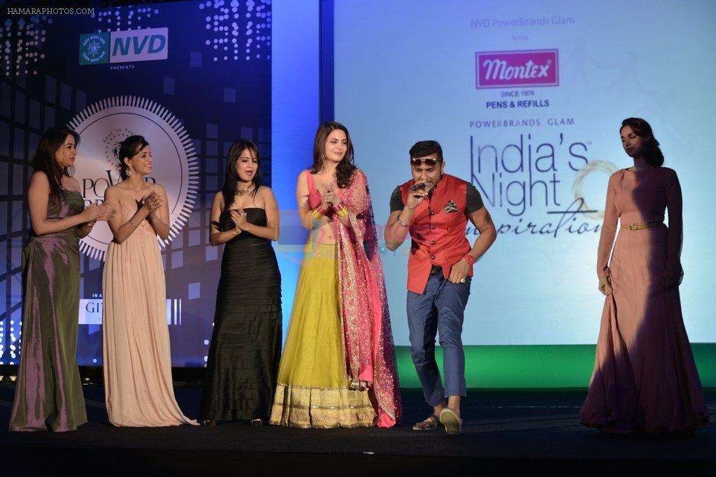 Yo Yo Honey Singh, Aditi Rao Hydari, Ankita Shorey at PowerBrands Glam 2013 in Mumbai on 26th June 2013