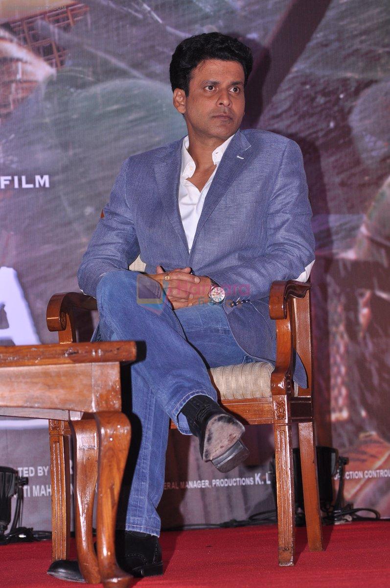 Manoj Bajpai at Trailer launch of Satyagraha in Mumbai on 26th June 2013