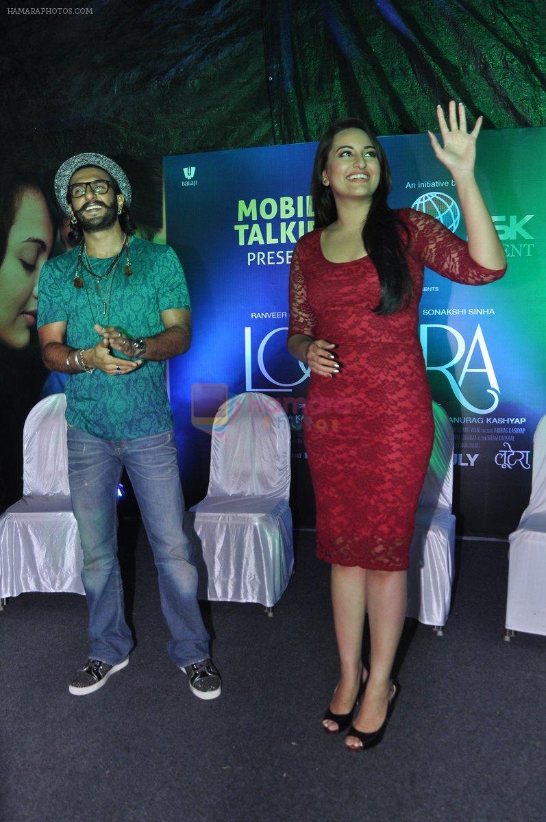 Ranveer Singh and Sonakshi Sinha promote Lootera at Palladium, Mumbai on 28th June 2013