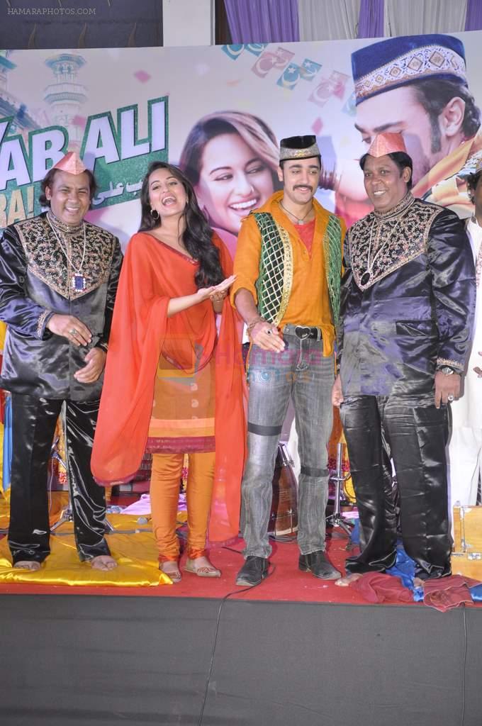 Imran Khan, Sonakshi Sinha at the Launch of Song Tayyab Ali from the movie Once Upon A Time In Mumbai Dobaara in Mumbai on 28th June 2013
