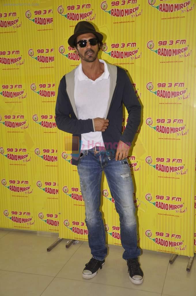 Arjun Rampal at D-day promotions at Radio Mirchi in Lower Parel, Mumbai on 29th June 2013