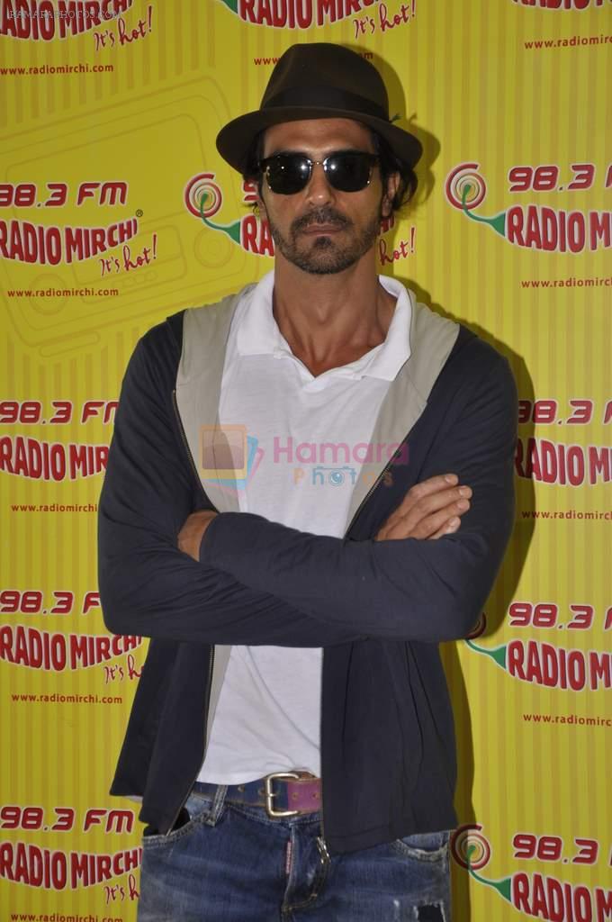 Arjun Rampal at D-day promotions at Radio Mirchi in Lower Parel, Mumbai on 29th June 2013