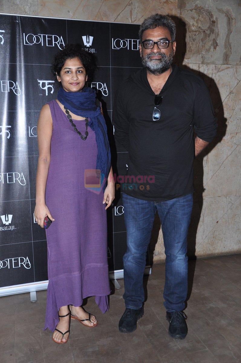 Gauri Shinde, R Balki at Directors Special screening of lootera in Mumbai on 30th June 2013