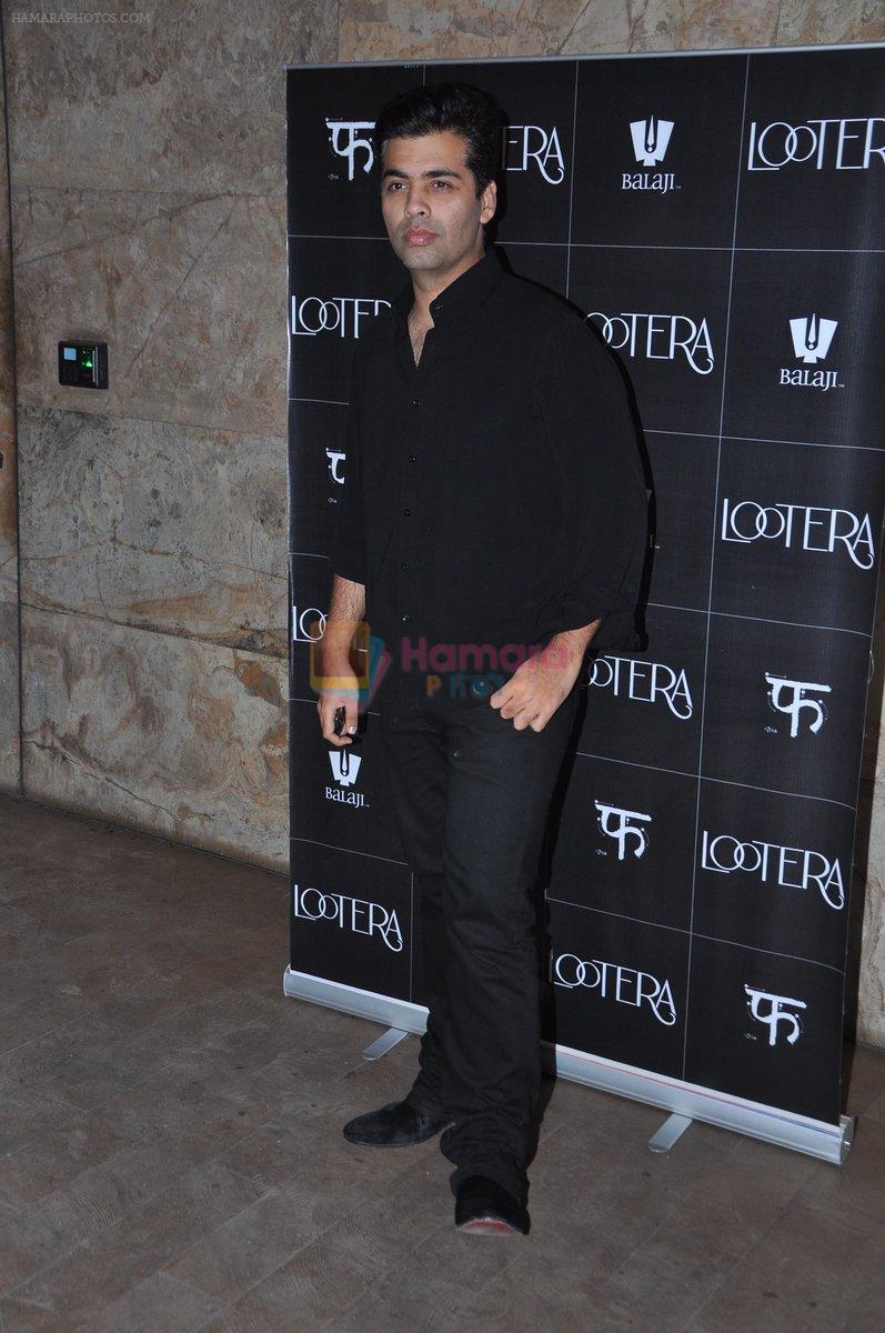 Karan Johar at Directors Special screening of lootera in Mumbai on 30th June 2013