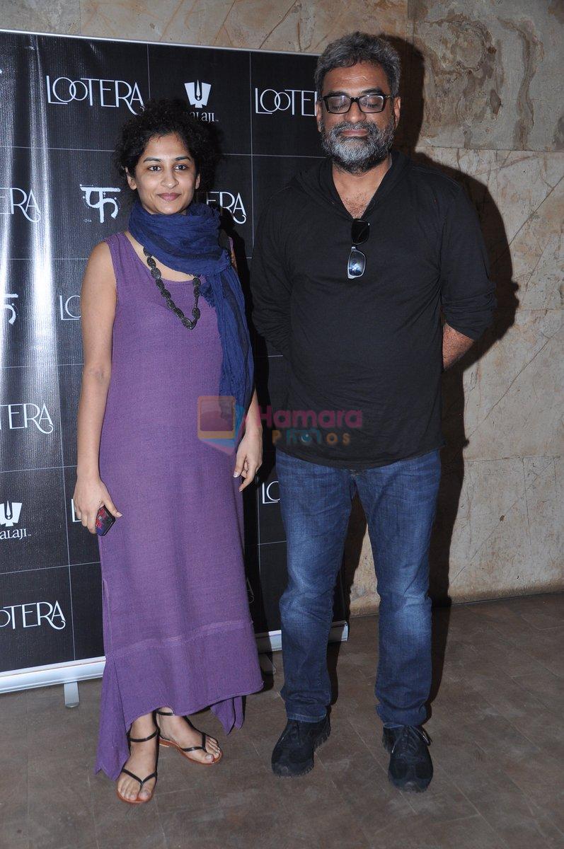 Gauri Shinde, R Balki at Directors Special screening of lootera in Mumbai on 30th June 2013
